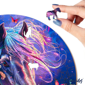 Puzzle in Legno Adulti - Cavallo Fiabesco