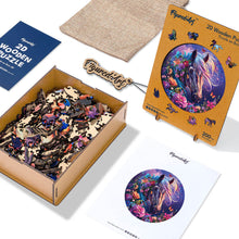 Carica l&#39;immagine nel visualizzatore di Gallery, Puzzle in Legno Adulti - Cavallo Fiabesco