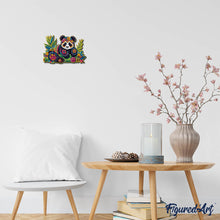 Carica l&#39;immagine nel visualizzatore di Gallery, Puzzle in Legno Adulti - Panda Floreale