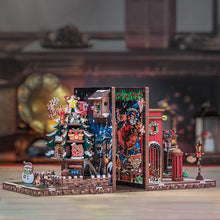 Carica l&#39;immagine nel visualizzatore di Gallery, Book Nook - Cottage di Natale