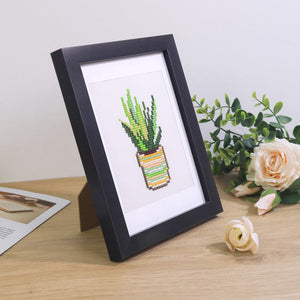 Cornice in legno per Mini serie Diamond Painting nero rettangolo