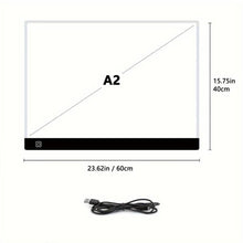 Carica l&#39;immagine nel visualizzatore di Gallery, Base LED XXL per Diamond Painting A2