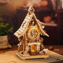 Carica l'immagine nel visualizzatore di Gallery, Puzzle 3D - Orologio a cucù (colore legno) Figured'Art