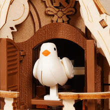 Carica l'immagine nel visualizzatore di Gallery, Puzzle 3D - Orologio a cucù (colore legno)
