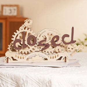 Puzzle 3D - Insegna Aperto/Chiuso