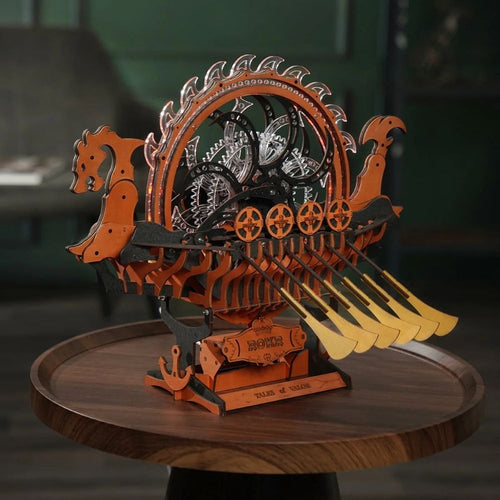 Puzzle 3D - Nave Vichinga con Drago