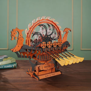 Puzzle 3D - Nave Vichinga con Drago
