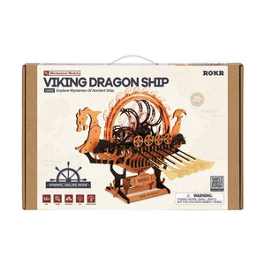 Puzzle 3D - Nave Vichinga con Drago