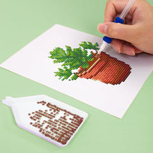 Carica l&#39;immagine nel visualizzatore di Gallery, Mini Set Diamond Painting 15x20cm (4 pezzi) - Gioielli del Giardino: Mini Succulente