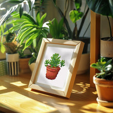 Carica l&#39;immagine nel visualizzatore di Gallery, Mini Set Diamond Painting 15x20cm (4 pezzi) - Gioielli del Giardino: Mini Succulente