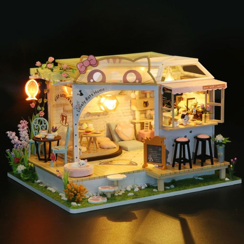 Casa in Miniatura 3D - Giardino del Caffè del Gatto