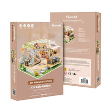 Carica l&#39;immagine nel visualizzatore di Gallery, Casa in Miniatura 3D - Giardino del Caffè del Gatto