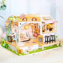 Carica l&#39;immagine nel visualizzatore di Gallery, Casa in Miniatura 3D - Giardino del Caffè del Gatto