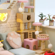 Carica l&#39;immagine nel visualizzatore di Gallery, Casa in Miniatura 3D - Giardino del Caffè del Gatto