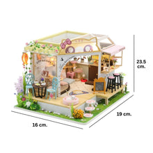 Carica l&#39;immagine nel visualizzatore di Gallery, Casa in Miniatura 3D - Giardino del Caffè del Gatto
