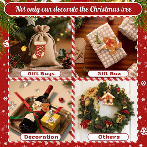 Decorazioni Natalizie da Dipingere con i Numeri - Kit Biscotti di Pan di Zenzero per le Feste