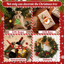 Carica l&#39;immagine nel visualizzatore di Gallery, Decorazioni Natalizie da Dipingere con i Numeri - Kit Calza della Befana e Babbo Natale