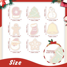 Carica l&#39;immagine nel visualizzatore di Gallery, Decorazioni Natalizie da Dipingere con i Numeri - Kit Calza della Befana e Babbo Natale