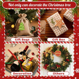 Decorazioni Natalizie da Dipingere con i Numeri - Kit Stella Casa Renna Albero