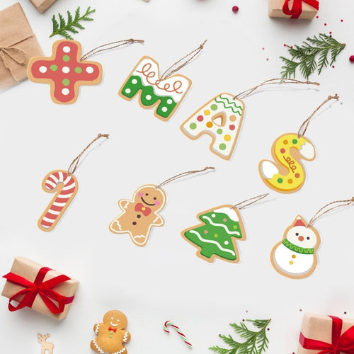 Decorazioni Natalizie da Dipingere con i Numeri - Kit Lettere XMAS Figured'Art
