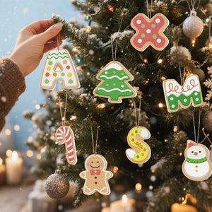 Decorazioni Natalizie da Dipingere con i Numeri - Kit Lettere XMAS