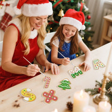 Carica l&#39;immagine nel visualizzatore di Gallery, Decorazioni Natalizie da Dipingere con i Numeri - Kit Lettere XMAS