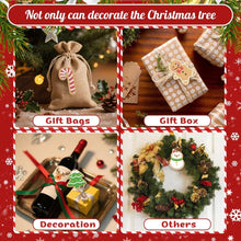 Carica l&#39;immagine nel visualizzatore di Gallery, Decorazioni Natalizie da Dipingere con i Numeri - Kit Lettere XMAS