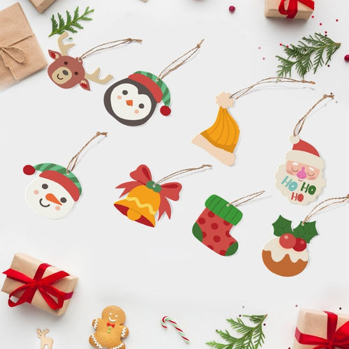 Decorazioni Natalizie da Dipingere con i Numeri - Kit Renna Babbo Natale Calza Figured'Art
