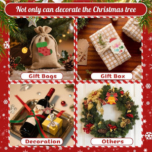 Decorazioni Natalizie da Dipingere con i Numeri - Kit Renna Babbo Natale Calza