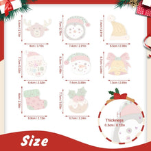 Carica l&#39;immagine nel visualizzatore di Gallery, Decorazioni Natalizie da Dipingere con i Numeri - Kit Renna Babbo Natale Calza
