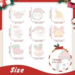 Decorazioni Natalizie da Dipingere con i Numeri - Kit Renna Babbo Natale Calza