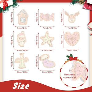 Decorazioni Natalizie da Dipingere con i Numeri - Kit Cuore Gioioso Casa Renna