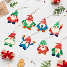 Carica l'immagine nel visualizzatore di Gallery, Decorazioni Natalizie da Dipingere con i Numeri - Kit Charms Nordici di Natale Figured'Art