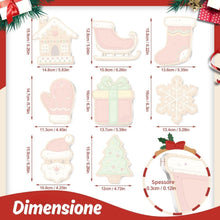 Carica l'immagine nel visualizzatore di Gallery, Decorazioni Natalizie da Dipingere con i Numeri - Kit Icone Gioiose 1