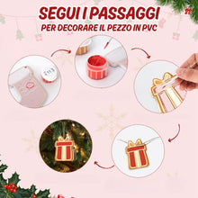 Carica l'immagine nel visualizzatore di Gallery, Decorazioni Natalizie da Dipingere con i Numeri - Kit Icone Gioiose 3