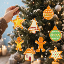 Carica l'immagine nel visualizzatore di Gallery, Decorazioni Natalizie da Dipingere con i Numeri - Kit Piccole Icone Natalizie 3