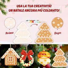 Carica l'immagine nel visualizzatore di Gallery, Decorazioni Natalizie da Dipingere con i Numeri - Kit Camino Accogliente