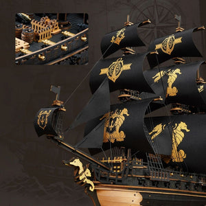 Puzzle 3D - Veliero Nero