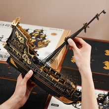 Carica l&#39;immagine nel visualizzatore di Gallery, Puzzle 3D - Veliero Nero