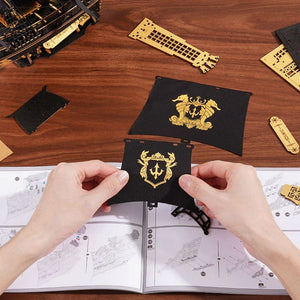 Puzzle 3D - Veliero Nero
