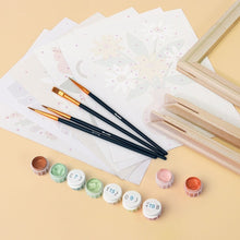 Carica l&#39;immagine nel visualizzatore di Gallery, Mini Set Dipingere con i numeri 15x20cm (6 pezzi) - Vasi Fioriti