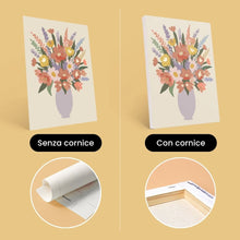 Carica l&#39;immagine nel visualizzatore di Gallery, Mini Set Dipingere con i numeri 15x20cm (6 pezzi) - Vasi Fioriti