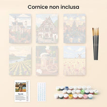 Carica l&#39;immagine nel visualizzatore di Gallery, Mini Set Dipingere con i numeri 15x20cm (6 pezzi) - Hello Germany