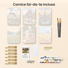 Carica l&#39;immagine nel visualizzatore di Gallery, Mini Set Dipingere con i numeri 15x20cm (6 pezzi) - Hello Germany