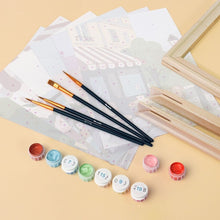 Carica l&#39;immagine nel visualizzatore di Gallery, Mini Set Dipingere con i numeri 15x20cm (6 pezzi) - Francia Romantica