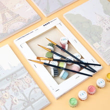 Carica l&#39;immagine nel visualizzatore di Gallery, Mini Set Dipingere con i numeri 15x20cm (6 pezzi) - Francia Romantica