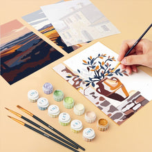 Carica l&#39;immagine nel visualizzatore di Gallery, Mini Set Dipingere con i numeri 15x20cm (6 pezzi) - Classic Tuscany