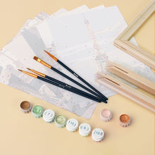 Carica l&#39;immagine nel visualizzatore di Gallery, Mini Set Dipingere con i numeri 15x20cm (6 pezzi) - Fascino di Parigi