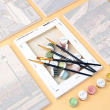 Carica l&#39;immagine nel visualizzatore di Gallery, Mini Set Dipingere con i numeri 15x20cm (6 pezzi) - Fascino di Parigi