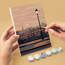 Carica l&#39;immagine nel visualizzatore di Gallery, Mini Set Dipingere con i numeri 15x20cm (6 pezzi) - Fascino di Parigi